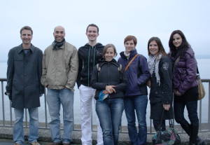 Group retreat October 2012. From left to right: Michael, Jacobo, Daniel, Janika, Christine, Rebekka, Julia